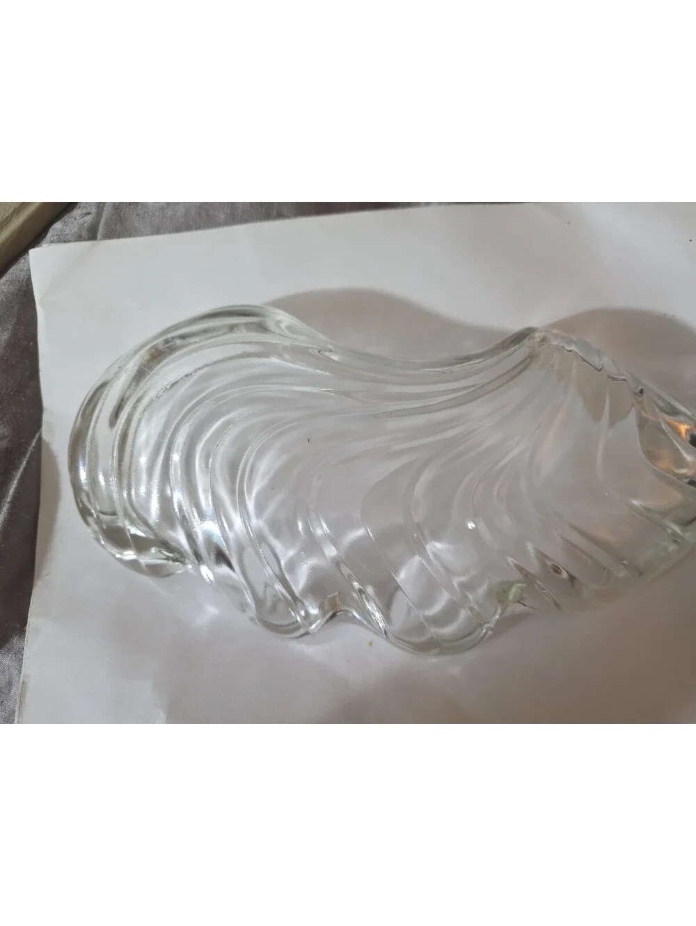 Vintage Mid Century Kromex Lazy Susan Glass Serving Tray Section Replacement